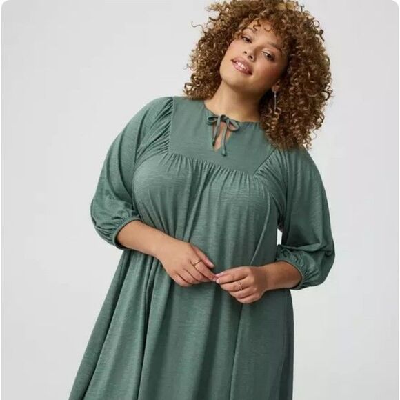 New Torrid Mini Vintage Slub Yoke Dress Size 2 NWT - Picture 1 of 3